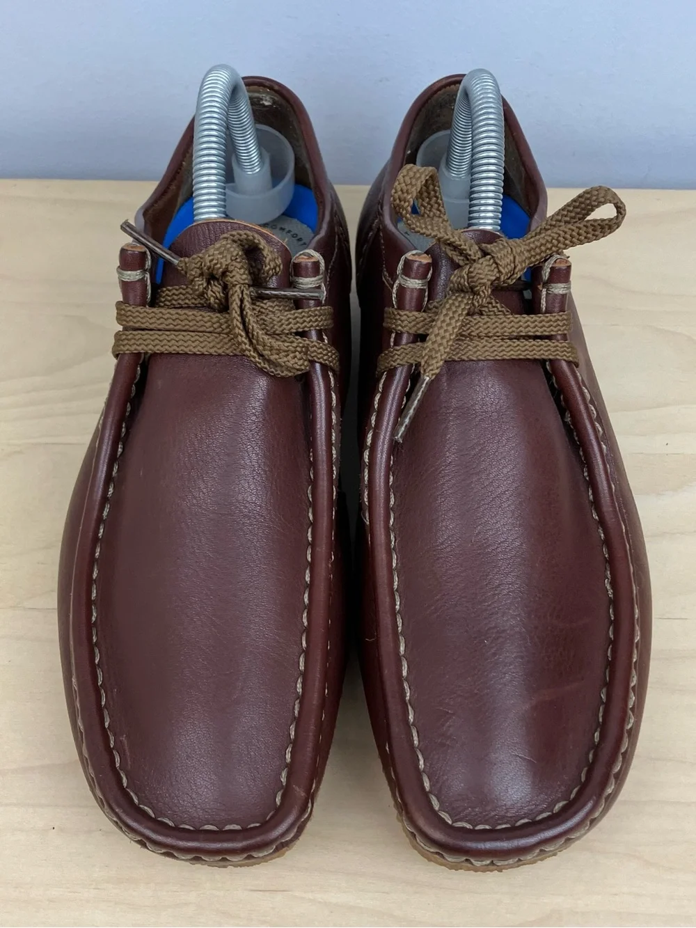 Clarks Men’s Size 7.0 M Shacre II Run Brown Leather Chukka Wallabee Oxfords